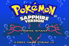 Pokemon Chrome (V0.1) Title Screen